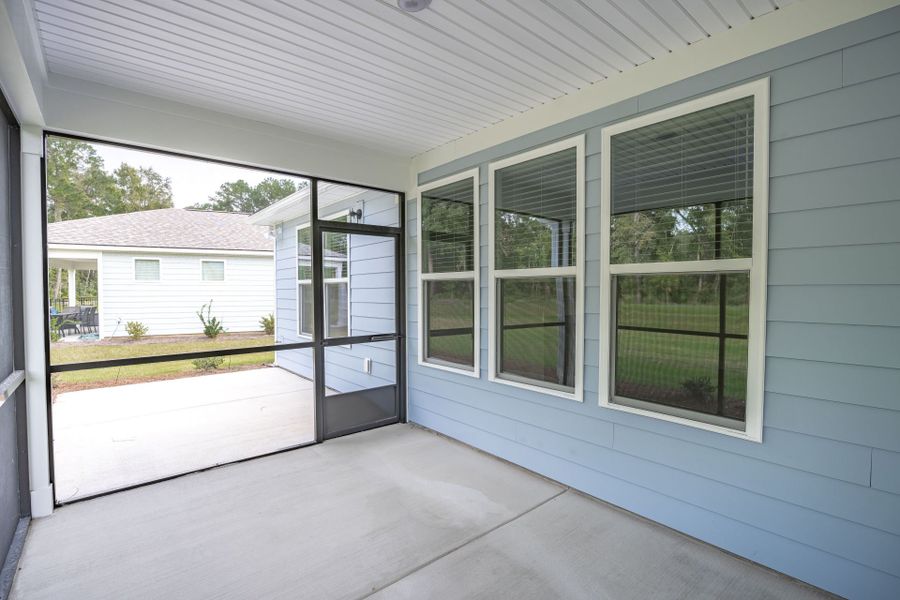 Exterior details and patio area of a home in Del Webb Charleston at Nexton, Summerville (Image 25). Exterior details and patio area of a home in Del Webb Charleston at Nexton, Summerville (Image 25).