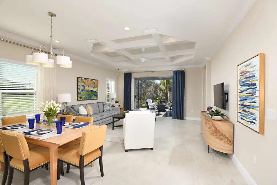 Representative furnished interior of a home built from the Sandcastle 2 by Neal Communities in Grand Park, Sarasota (Image 6).