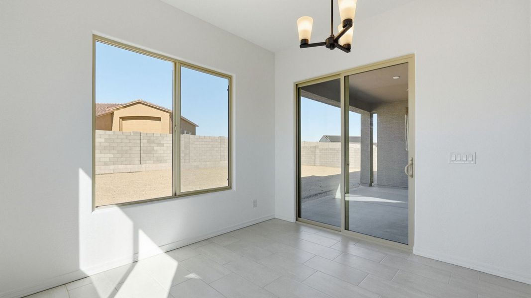 Furnished interior view inside a new home in Arroyo Seco - Palazzo, Buckeye (Image 15).