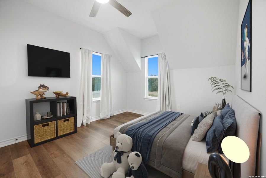 Furnished interior view inside a new home in , San Antonio (Image 31).