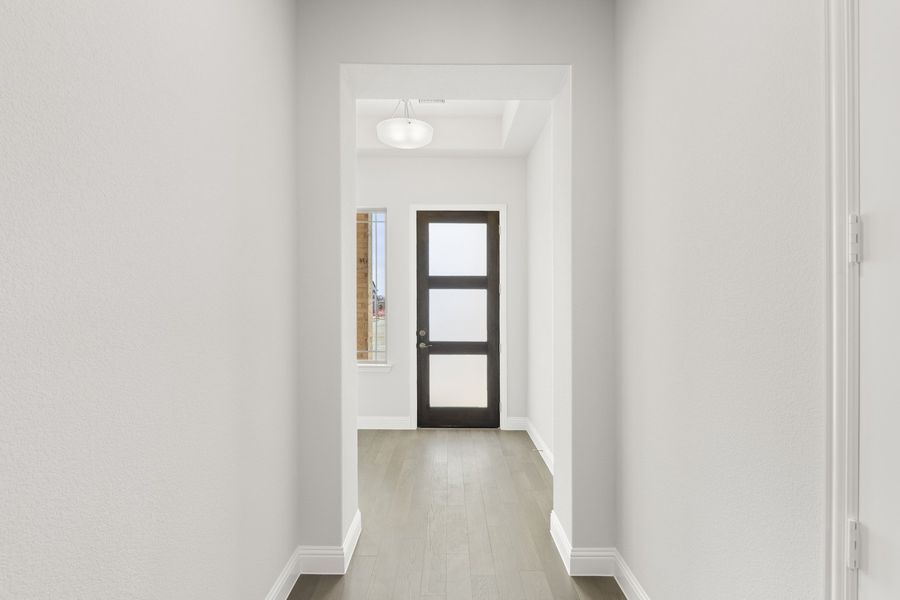 Representative unfurnished interior of a home built from the Glen Rose by Windsor Homes in Anna Town Square, Anna (Image 16).