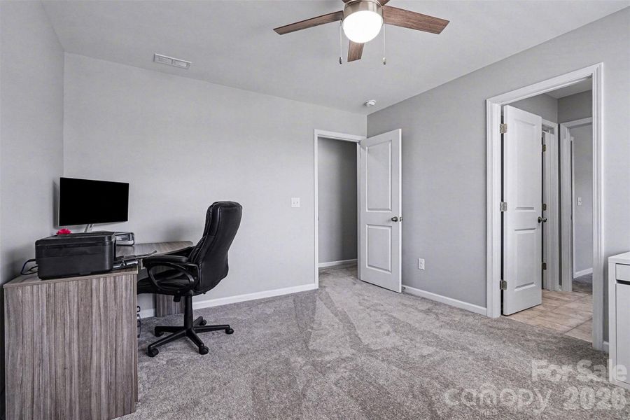Furnished interior view inside a new home in Falls Cove at Lake Norman, Troutman (Image 40).