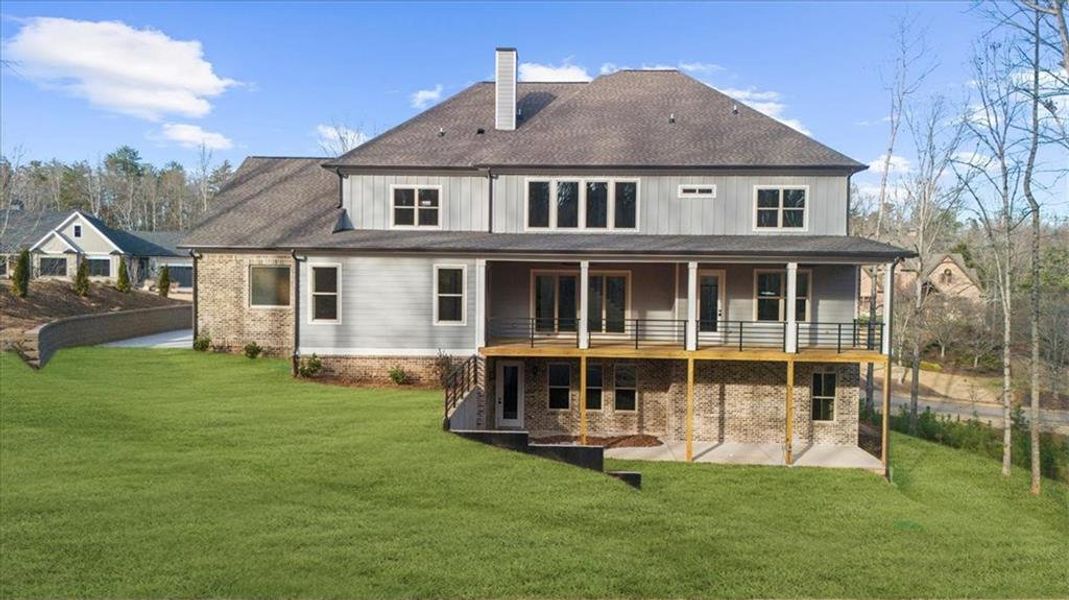 Exterior details and patio area of a home in , Gainesville (Image 36).