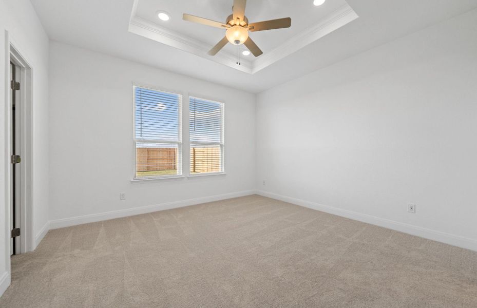 Spacious, unfurnished interior of a new home in Patterson Ranch, Georgetown (Image 34). Spacious, unfurnished interior of a new home in Patterson Ranch, Georgetown (Image 34).
