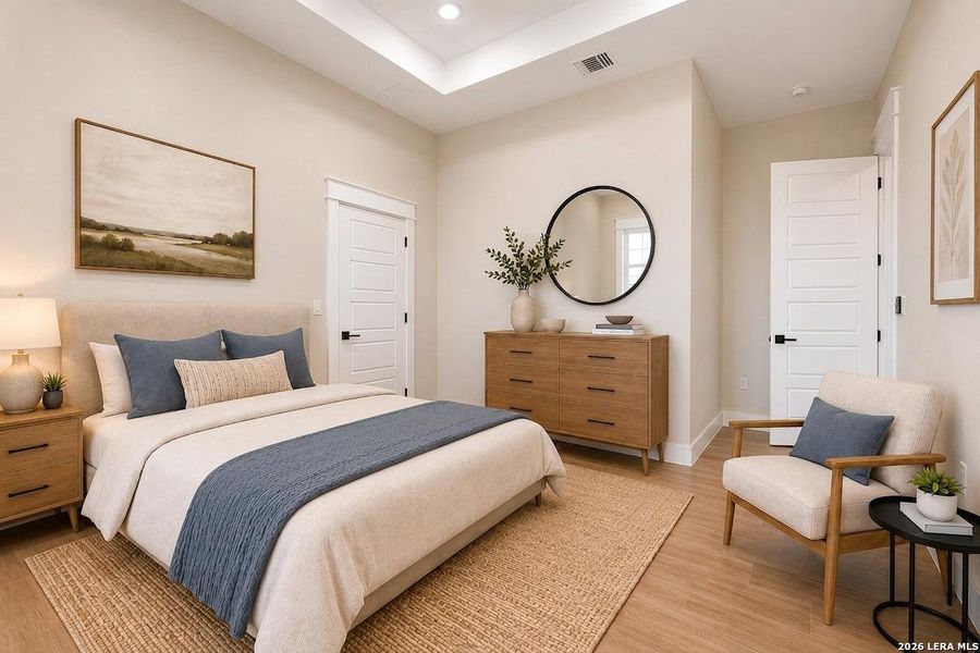 Furnished interior view inside a new home in , La Vernia (Image 18). Furnished interior view inside a new home in , La Vernia (Image 18).