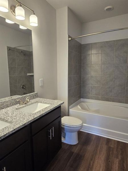 Furnished interior view inside a new home in Morning Creek Forest, South Fulton (Image 11). Furnished interior view inside a new home in Morning Creek Forest, South Fulton (Image 11).