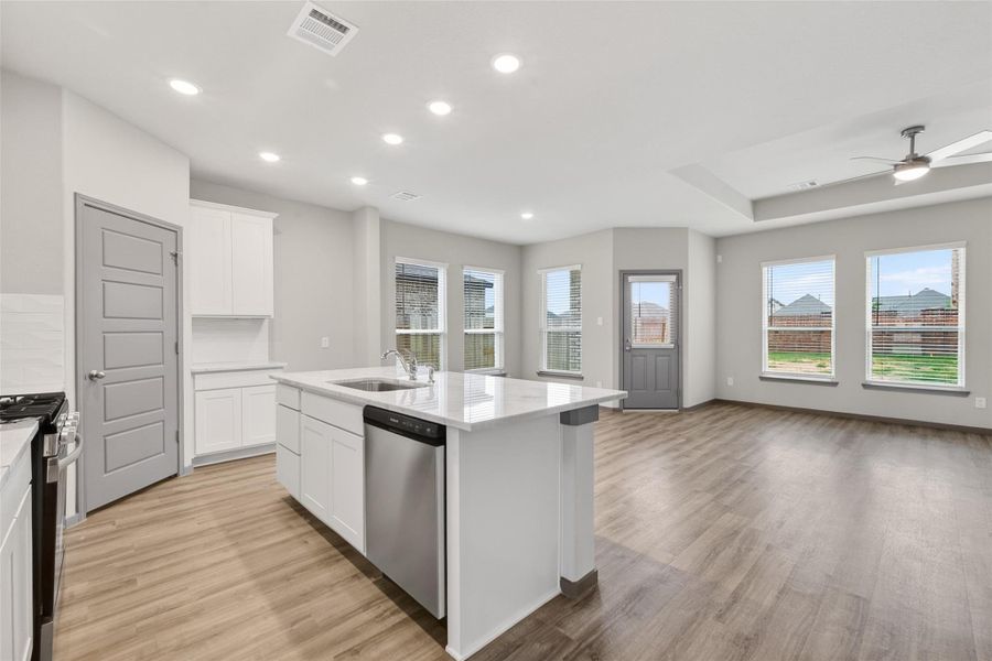 Furnished interior view inside a new home in Crosby Terrace, Crosby (Image 9).
