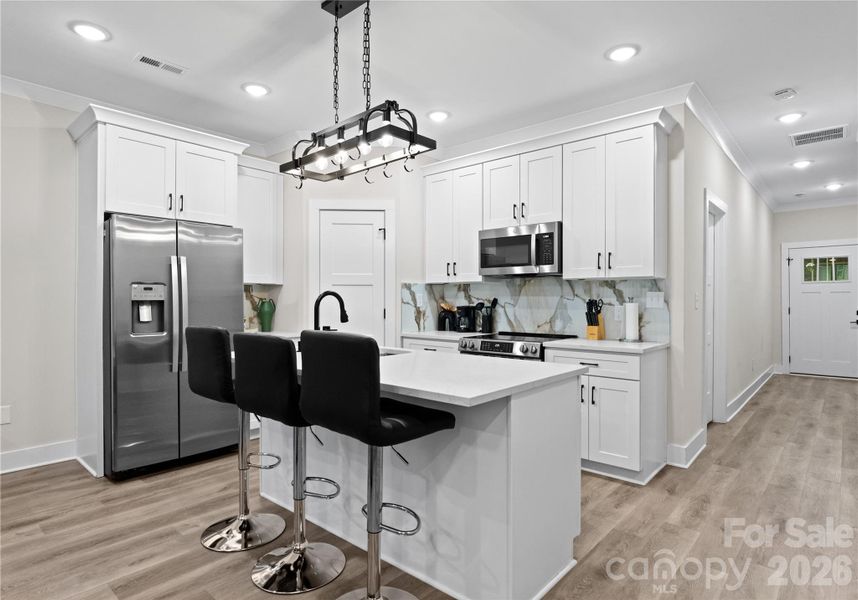 Furnished interior view inside a new home in , Charlotte (Image 10). Furnished interior view inside a new home in , Charlotte (Image 10).