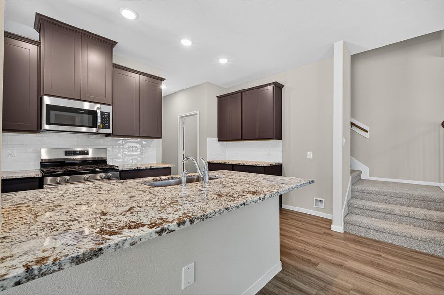Furnished interior view inside a new home in Mill Creek Trails, Magnolia (Image 11). Furnished interior view inside a new home in Mill Creek Trails, Magnolia (Image 11).