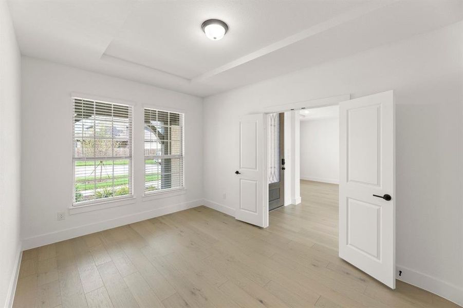 Spacious, unfurnished interior of a new home in Woodcreek, Fate (Image 26). Spacious, unfurnished interior of a new home in Woodcreek, Fate (Image 26).