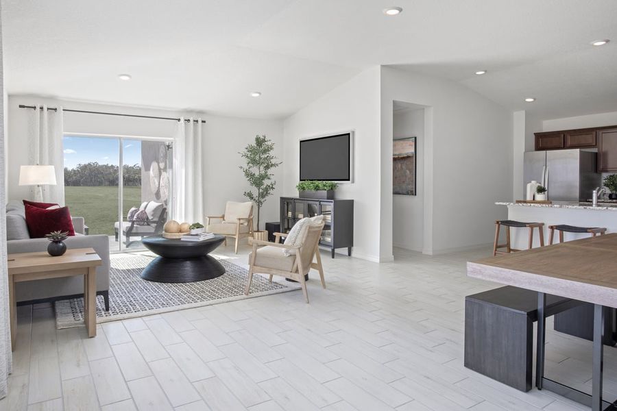 Representative furnished interior of a home built from the Plan 1511 by KB Home in Pepper Grove I, Palmetto (Image 4).