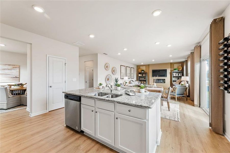Furnished interior view inside a new home in Hawthorne Reserve, Dallas (Image 6). Furnished interior view inside a new home in Hawthorne Reserve, Dallas (Image 6).
