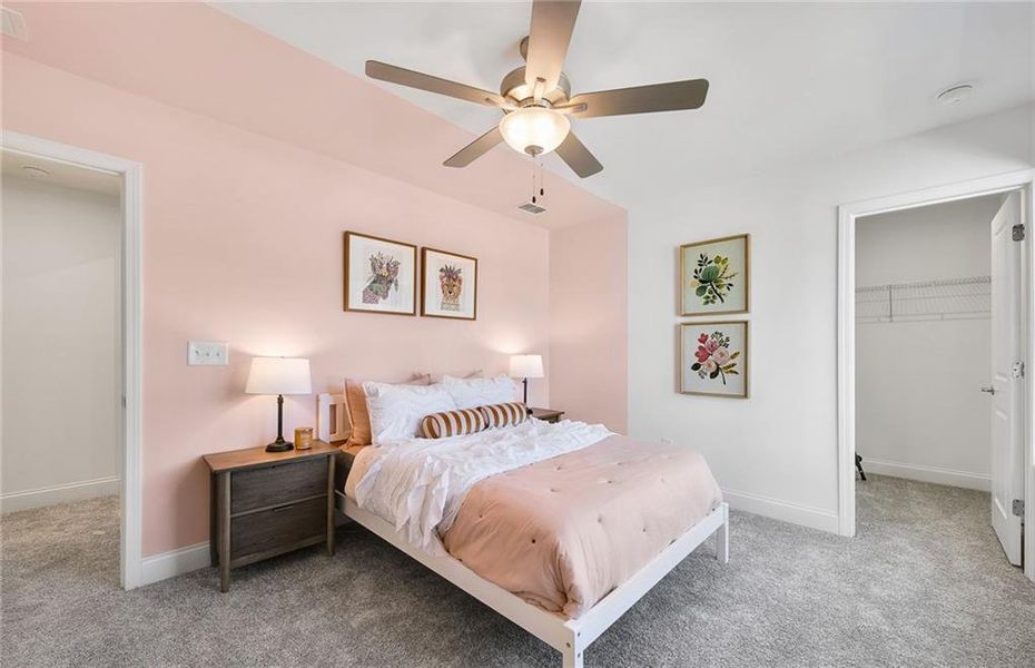 Furnished interior view inside a new home in Haverhill Estates, Dacula (Image 8).