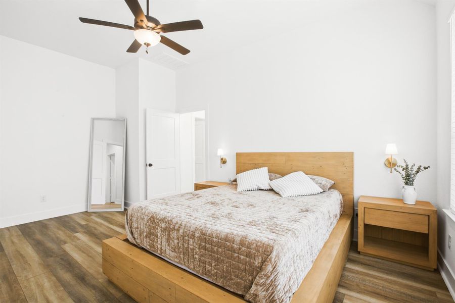 Furnished interior view inside a new home in , Cypress (Image 31).