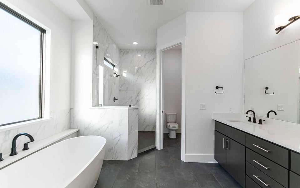 Furnished interior view inside a new home in Preserve at Lakeway, Austin (Image 11).