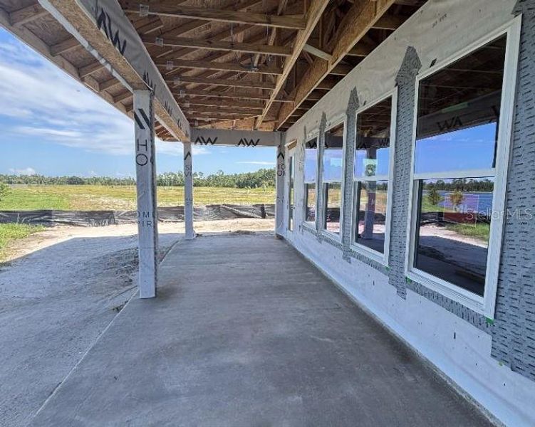 In-progress construction of a new home in Ardisia Park Estate, New Smyrna Beach, FL (Image 36).