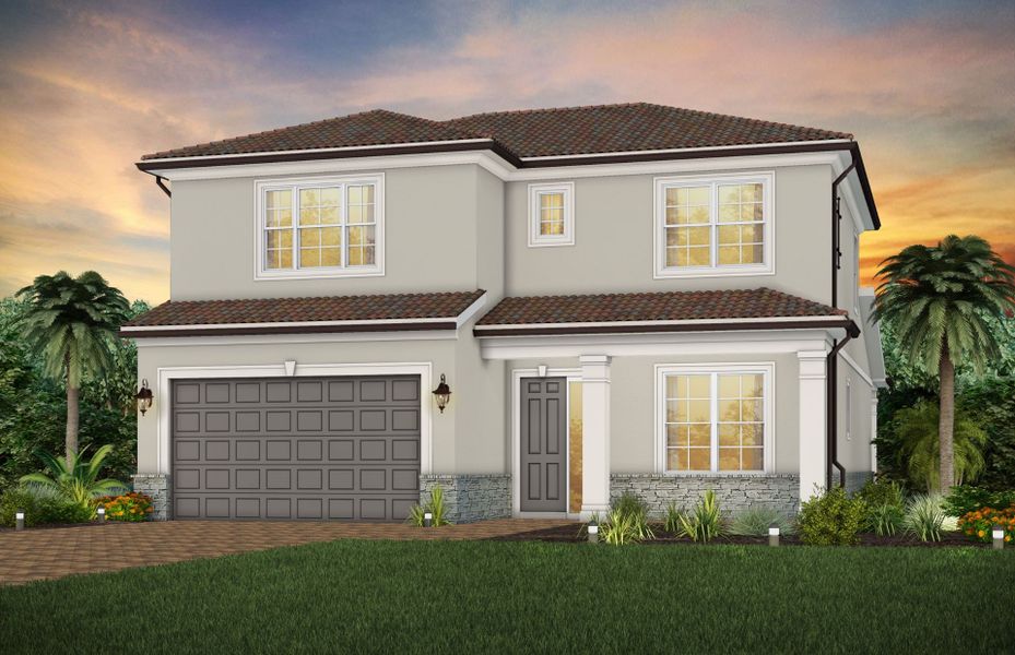 Whitestone Exterior FM301 with Stone