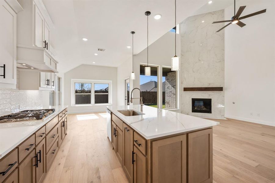 Furnished interior view inside a new home in Willow Wood Classic 50, McKinney (Image 15).