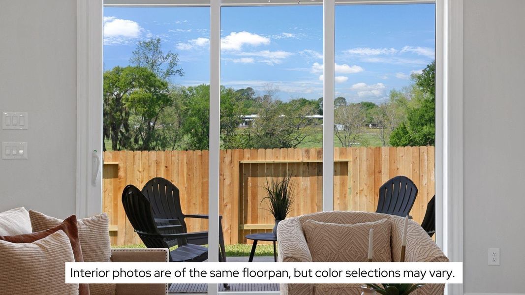 Furnished interior view inside a new home in Lexington Heights, Willis (Image 25). Furnished interior view inside a new home in Lexington Heights, Willis (Image 25).