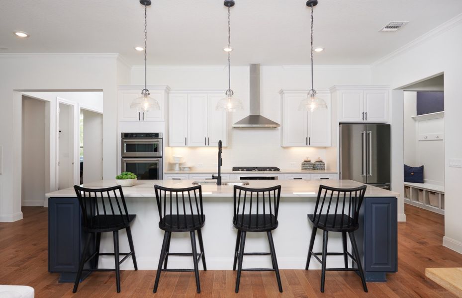 Spacious Kitchen Island