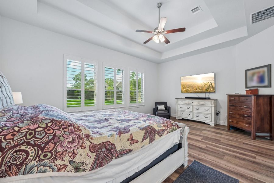 Furnished interior view inside a new home in The Woodlands Hills, Willis (Image 31).