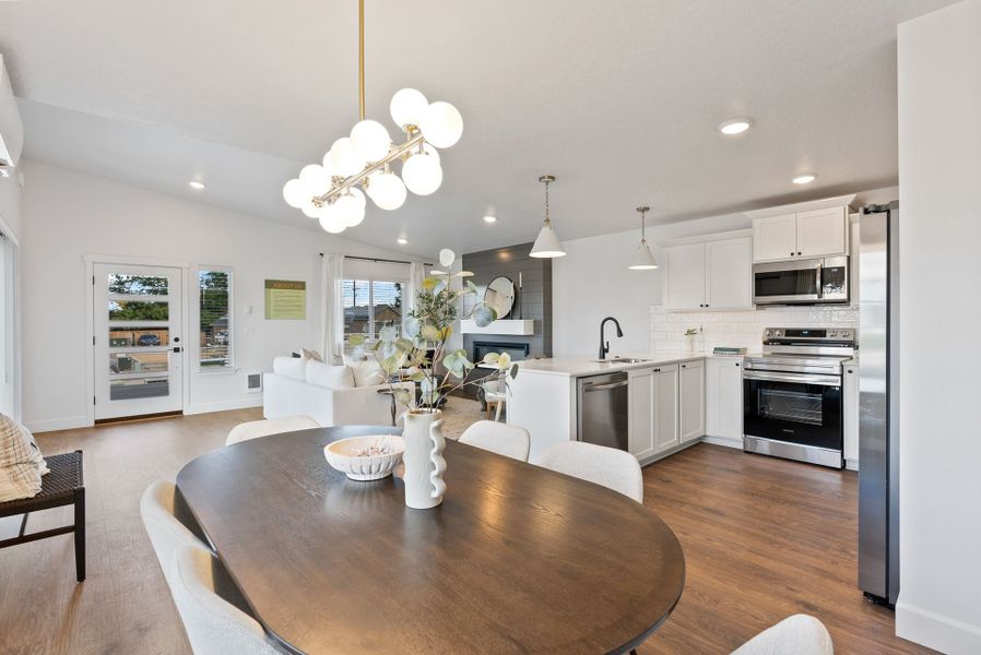 Furnished interior view inside a new home in Feather Ridge, Redmond (Image 9).