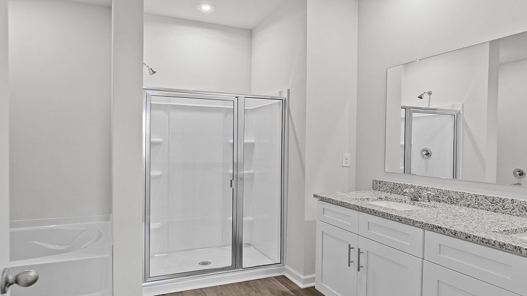 Furnished interior view inside a new home in Highland Hills, Graniteville (Image 12).