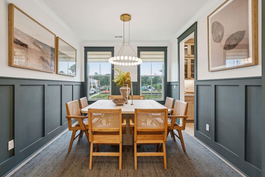 Furnished interior view inside a new home in Miller's Crossing, Johns Island (Image 17).