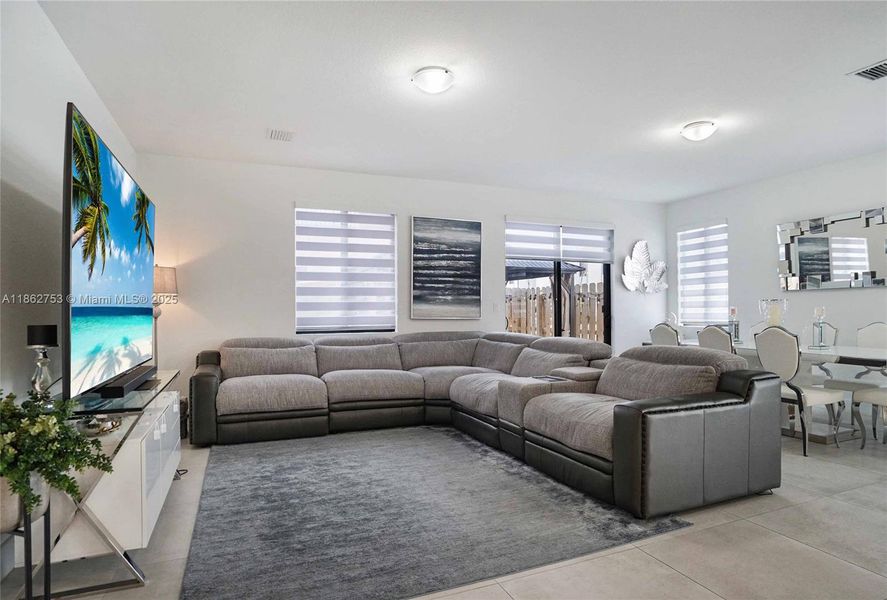 Furnished interior view inside a new home in , Miami (Image 12). Furnished interior view inside a new home in , Miami (Image 12).