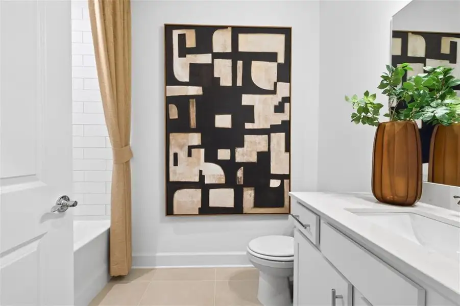 Furnished interior view inside a new home in Linden Grove, Powder Springs (Image 12).