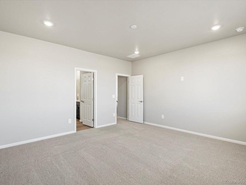 Spacious, unfurnished interior of a new home in Poudre Heights: The Alpine Collection, Windsor (Image 31). Spacious, unfurnished interior of a new home in Poudre Heights: The Alpine Collection, Windsor (Image 31).