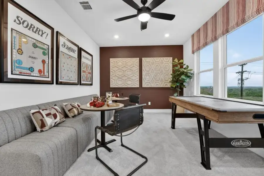 Representative furnished interior of a home built from the Balcones by Taylor Morrison in Eastwood, Manor (Image 11).
