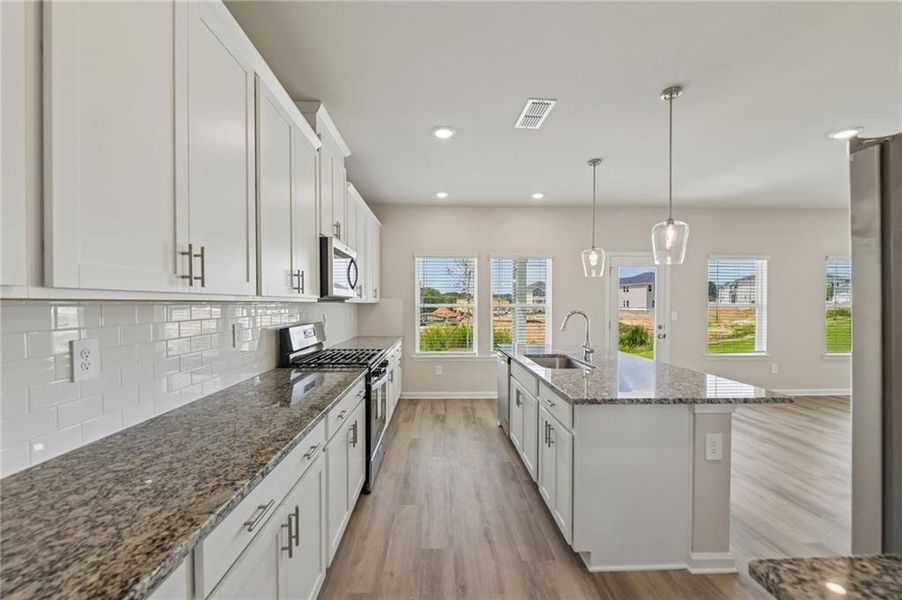 Furnished interior view inside a new home in Preserve at Mountain Creek, Pendergrass (Image 12).
