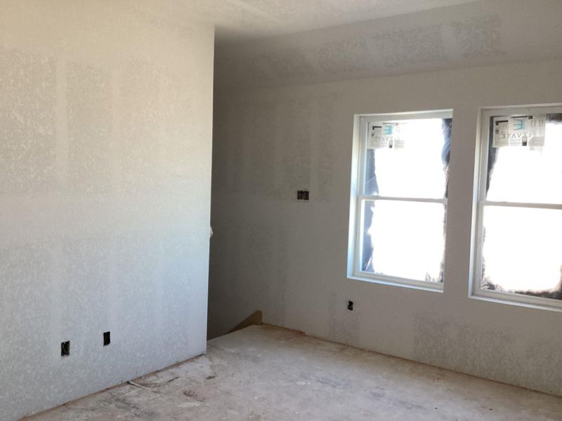 In-progress construction of a new home in The Homestead at Lariat, Liberty Hill, TX (Image 32).