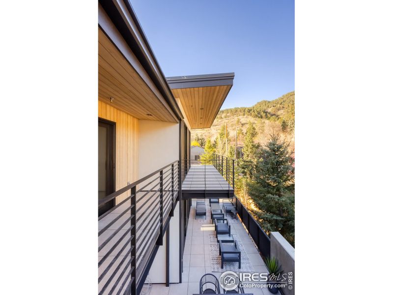 Exterior details and patio area of a home in , Boulder (Image 31).