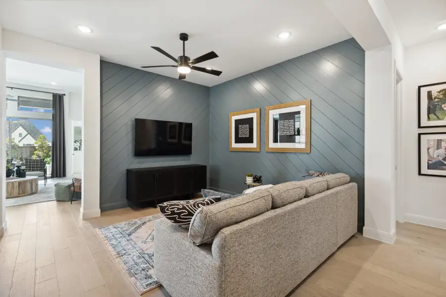 Representative furnished interior of a home built from the The Gresham by David Weekley Homes in Goodland – Manor Series, Grand Prairie (Image 3).