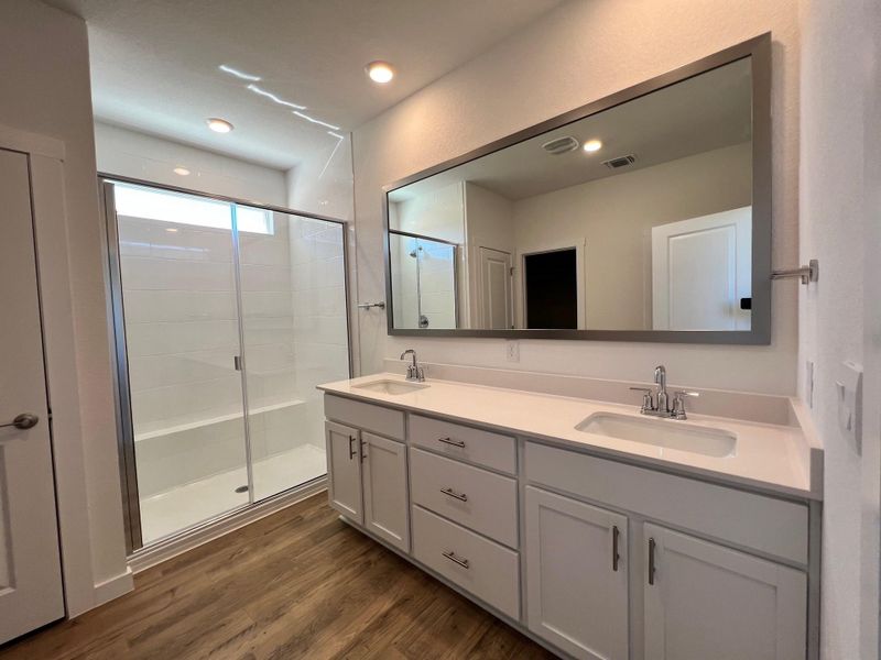 Furnished interior view inside a new home in Rosenbusch Ranch, Leander (Image 6). Furnished interior view inside a new home in Rosenbusch Ranch, Leander (Image 6).