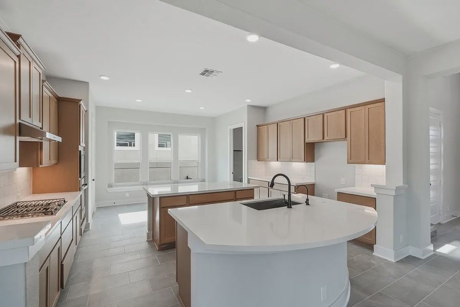 Representative furnished interior of a home built from the Archer by Chesmar Homes in Alsatian Oaks, Castroville (Image 7).