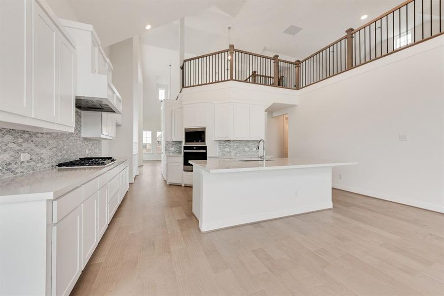Furnished interior view inside a new home in Prairie Ridge, Midlothian (Image 8). Furnished interior view inside a new home in Prairie Ridge, Midlothian (Image 8).