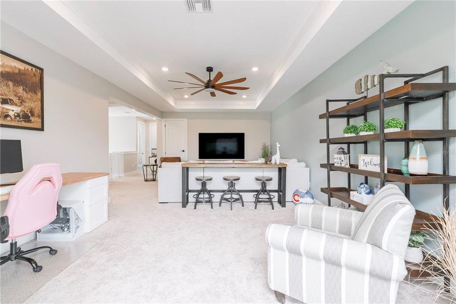 Furnished interior view inside a new home in , San Antonio (Image 34).