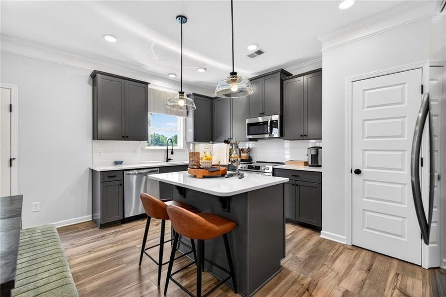 Furnished interior view inside a new home in Sagebrook, Powder Springs (Image 31).