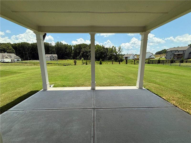Exterior details and patio area of a home in , Hoschton (Image 3).