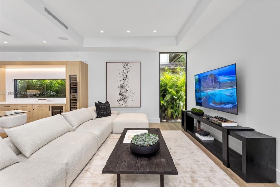 Furnished interior view inside a new home in , Miami (Image 49).