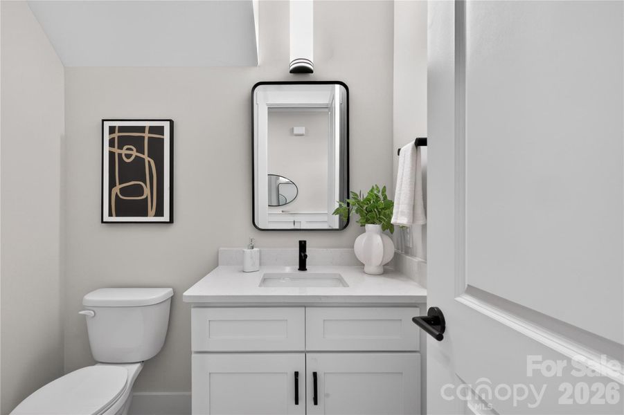 Furnished interior view inside a new home in , Hickory (Image 12).