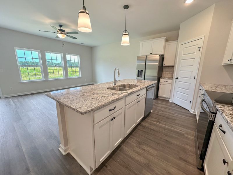 Furnished interior view inside a new home in Tranquil South, Hinesville (Image 7).