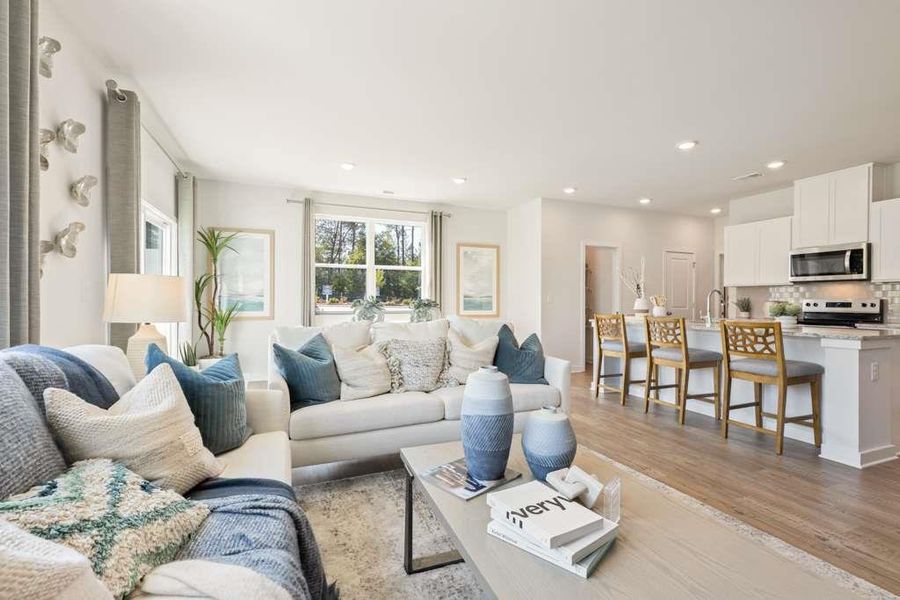 Furnished interior view inside a new home in Azalea Square Townhomes, Lawrenceville (Image 36).