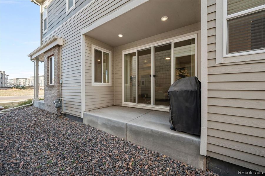 Exterior details and patio area of a home in , Thornton (Image 2).
