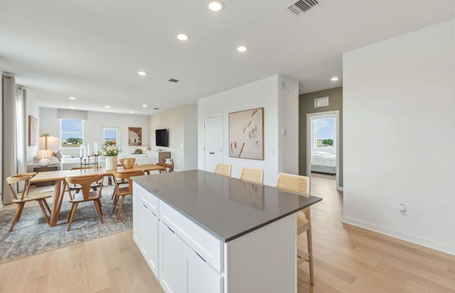 Representative furnished interior of a home built from the Hewitt by Centex in Vantage, San Marcos (Image 48).