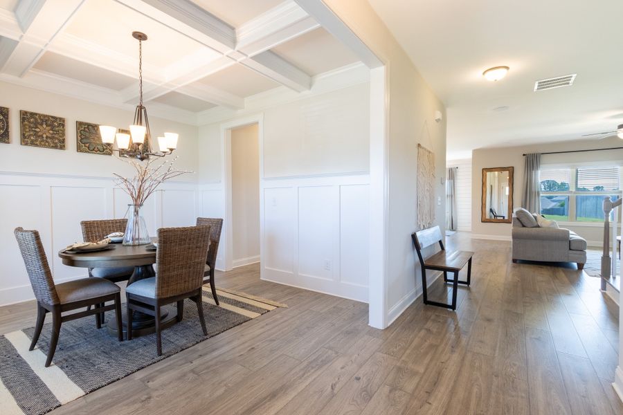 Furnished interior view inside a new home in Calgary Downs, Winder (Image 3). Furnished interior view inside a new home in Calgary Downs, Winder (Image 3).