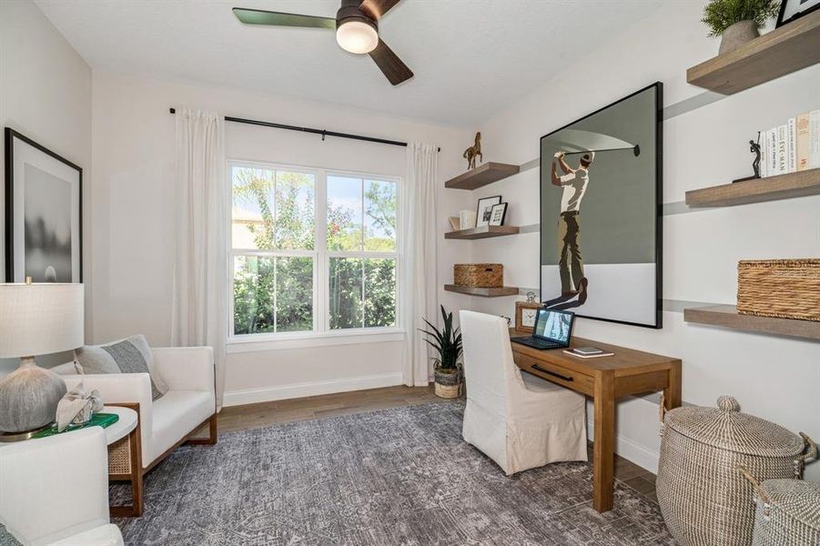Furnished interior view inside a new home in Eden Preserve, Altamonte Springs (Image 13).